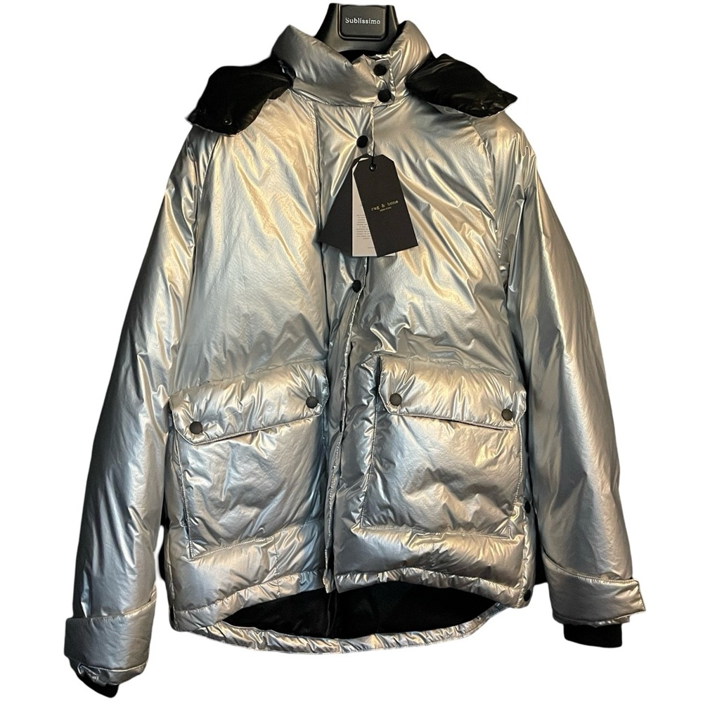 rag & bone Aiden Metallic Puffer